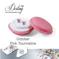 Destin bijoux cristaux de Swarovski Macaron boucles d’oreilles